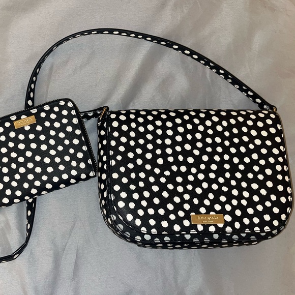 SOLD Kate spade black/white purse and wallet - Picture 5 of 14